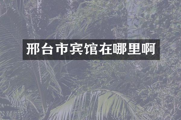 邢台市宾馆在哪里啊