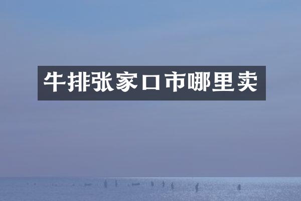 牛排张家口市哪里卖