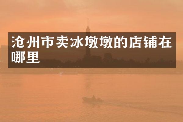 沧州市卖冰墩墩的店铺在哪里
