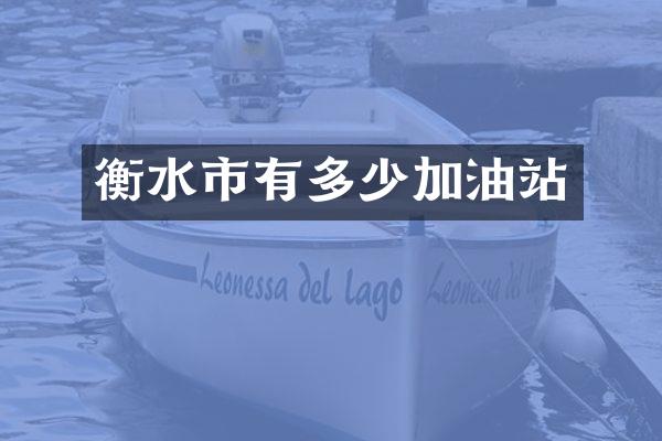 衡水市有多少加油站