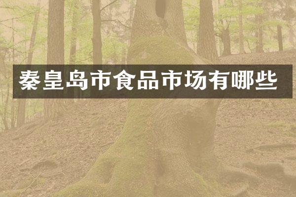 秦皇岛市食品市场有哪些