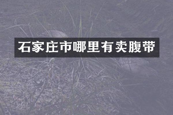 石家庄市哪里有卖腹带