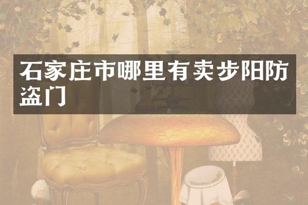 石家庄市哪里有卖步阳防盗门