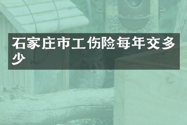 石家庄市工伤险每年交多少