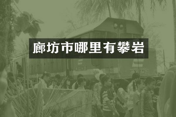 廊坊市哪里有攀岩