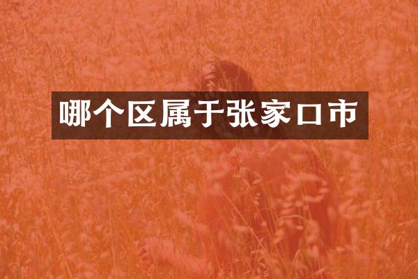 哪个区属于张家口市