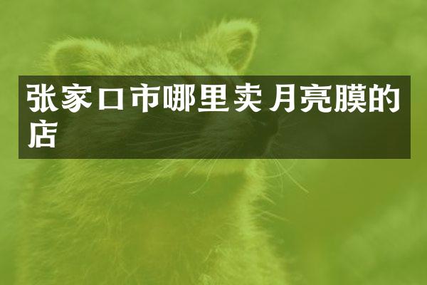 张家口市哪里卖月亮膜的店