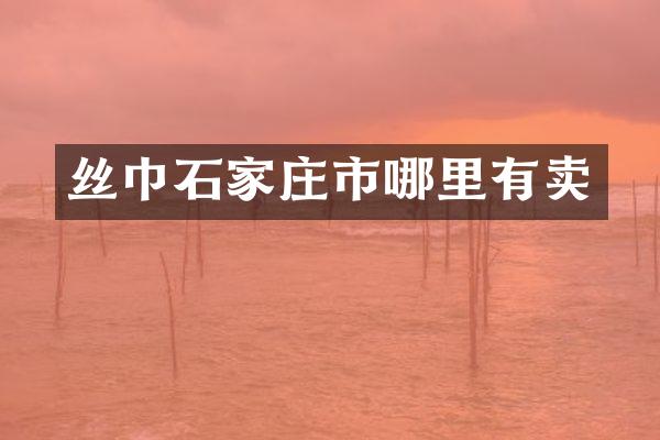 丝巾石家庄市哪里有卖