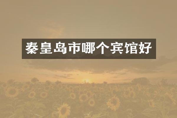 秦皇岛市哪个宾馆好