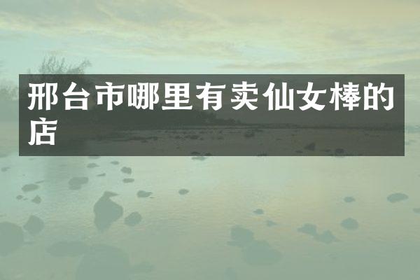 邢台市哪里有卖仙女棒的店