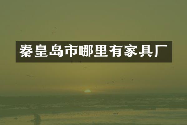 秦皇岛市哪里有家具厂