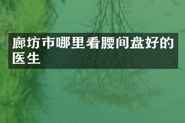 廊坊市哪里看腰间盘好的医生