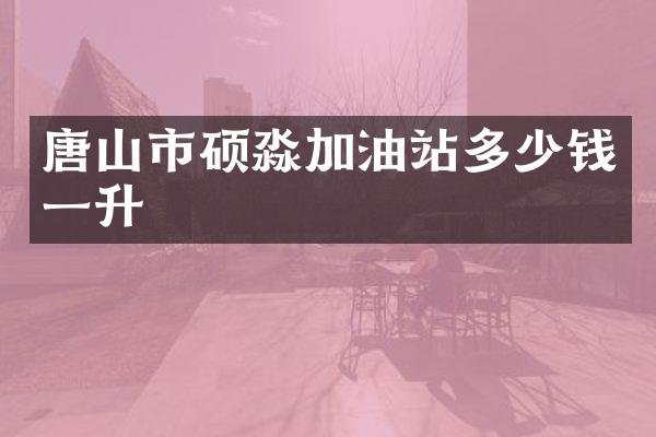 唐山市硕淼加油站多少钱一升