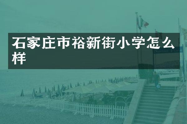 石家庄市裕新街小学怎么样