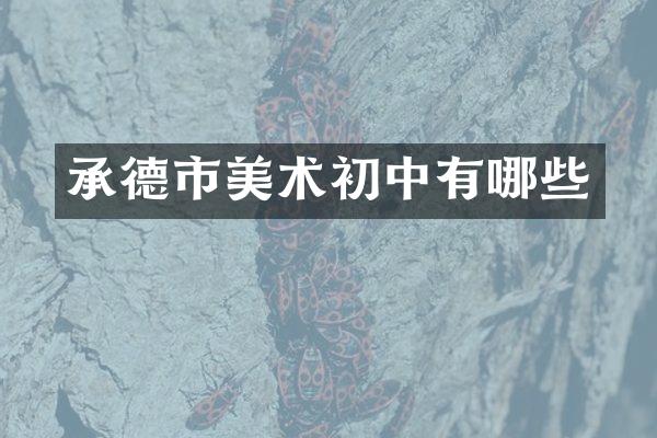 承德市美术初中有哪些