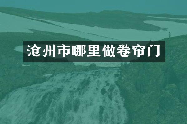 沧州市哪里做卷帘门