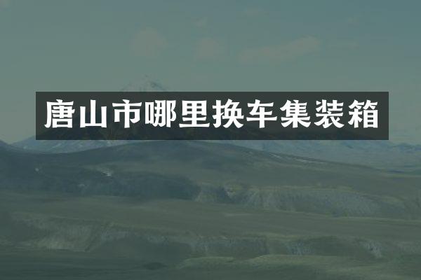唐山市哪里换车集装箱