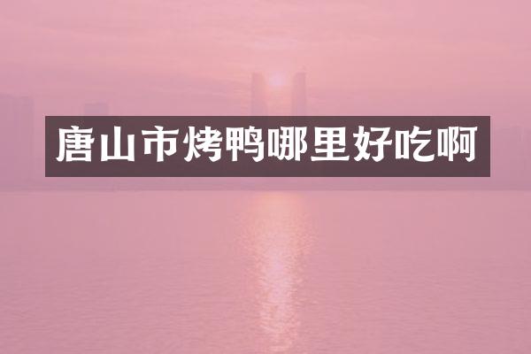 唐山市烤鸭哪里好吃啊