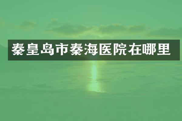 秦皇岛市秦海医院在哪里