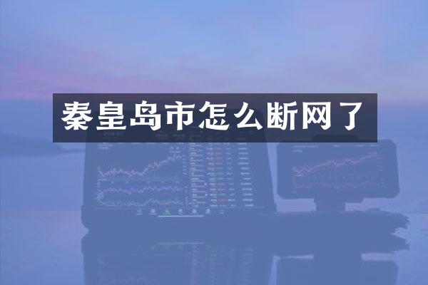 秦皇岛市怎么断网了