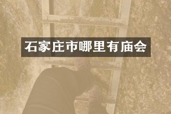 石家庄市哪里有庙会