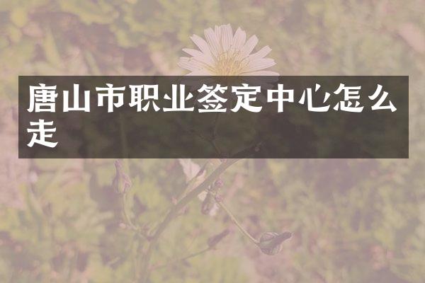 唐山市职业签定中心怎么走