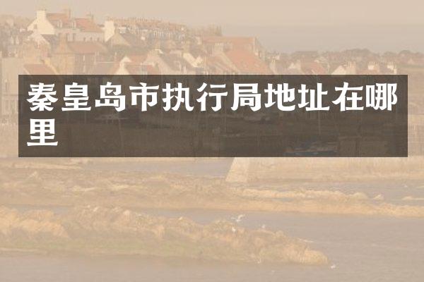 秦皇岛市执行局地址在哪里