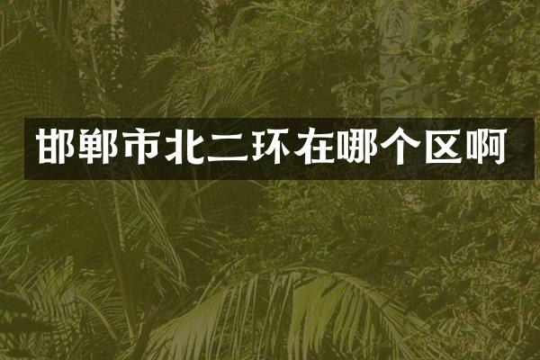 邯郸市北二环在哪个区啊