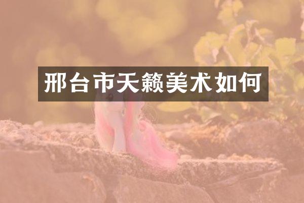 邢台市天籁美术如何