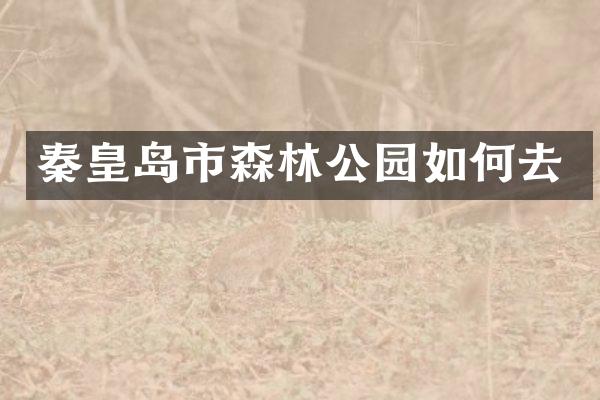 秦皇岛市森林公园如何去