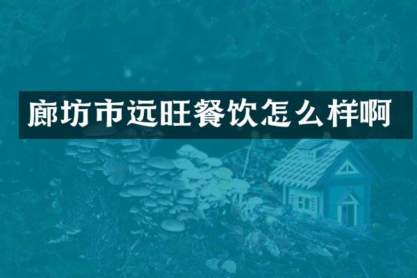 廊坊市远旺餐饮怎么样啊