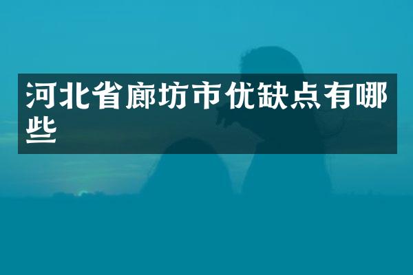 河北省廊坊市优缺点有哪些