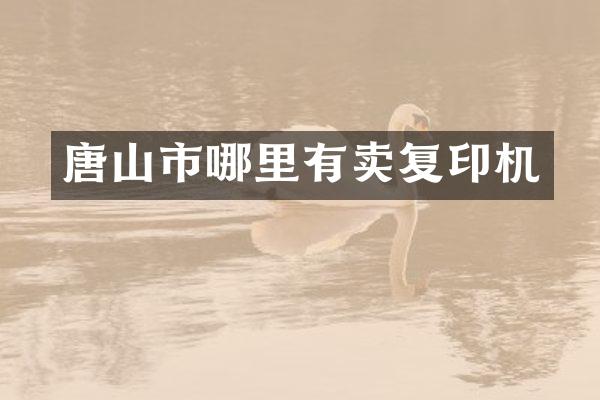 唐山市哪里有卖复印机