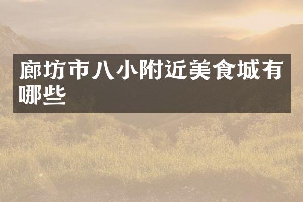 廊坊市八小附近美食城有哪些
