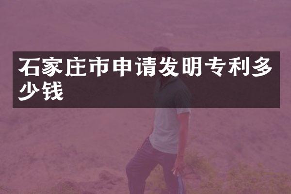 石家庄市申请发明专利多少钱
