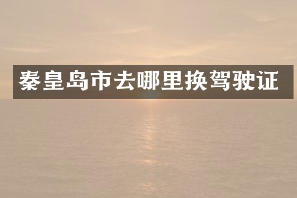 秦皇岛市去哪里换驾驶证