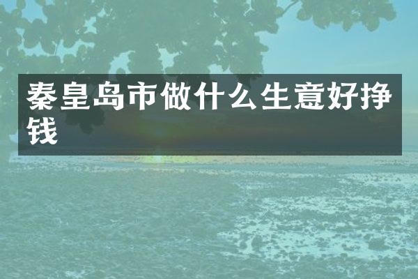 秦皇岛市做什么生意好挣钱