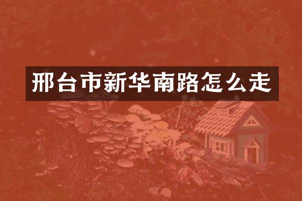 邢台市新华南路怎么走