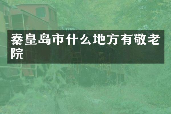 秦皇岛市什么地方有敬老院
