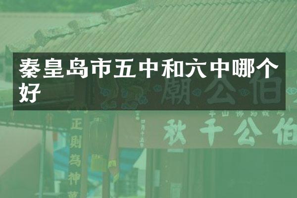 秦皇岛市五中和六中哪个好
