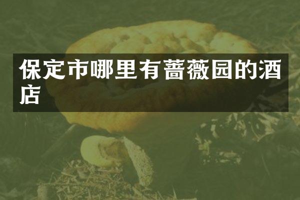 保定市哪里有蔷薇园的酒店