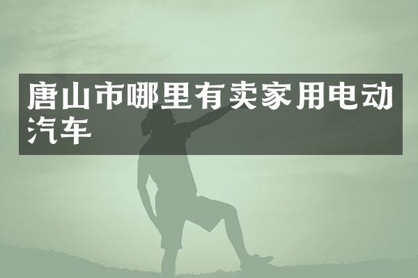 唐山市哪里有卖家用电动汽车