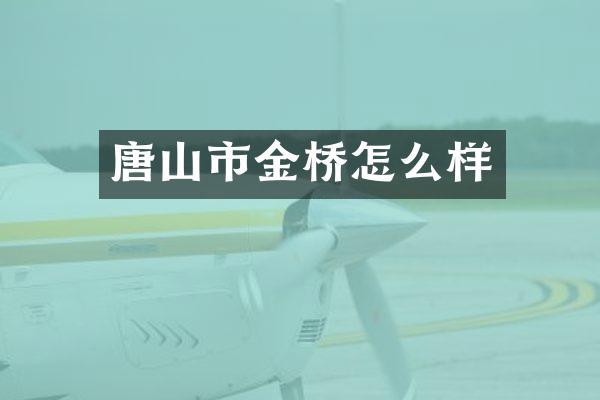 唐山市金桥怎么样