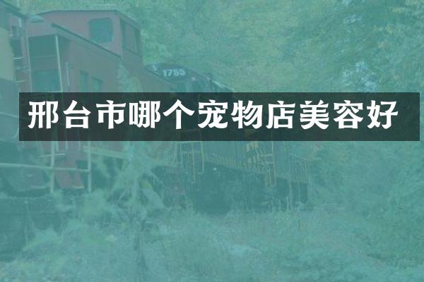 邢台市哪个宠物店美容好