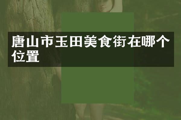 唐山市玉田美食街在哪个位置