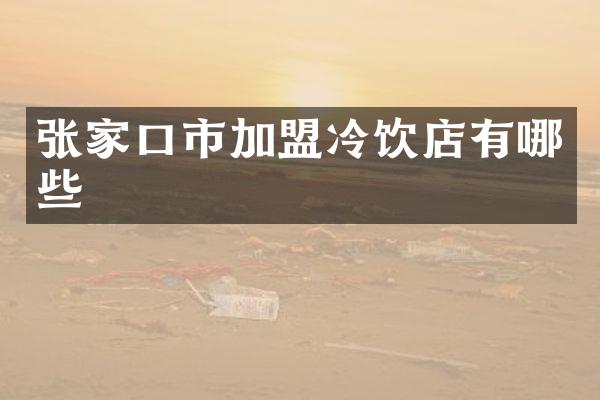 张家口市加盟冷饮店有哪些