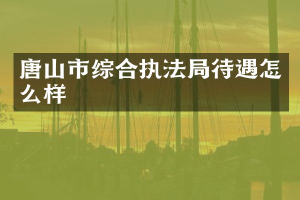 唐山市综合执法局待遇怎么样