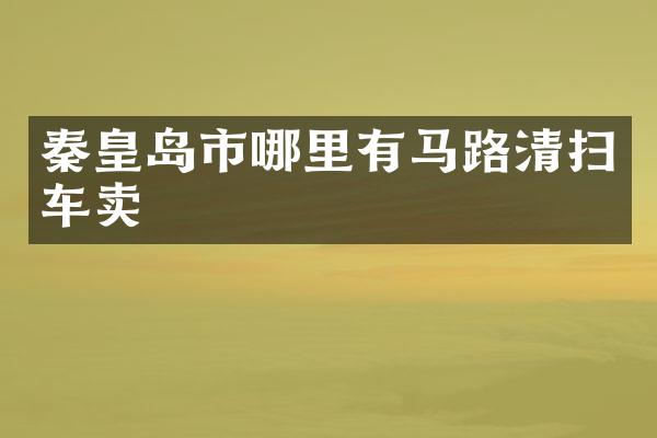 秦皇岛市哪里有马路清扫车卖