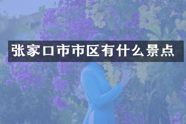 张家口市市区有什么景点