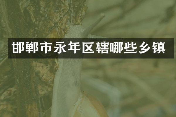 邯郸市永年区辖哪些乡镇